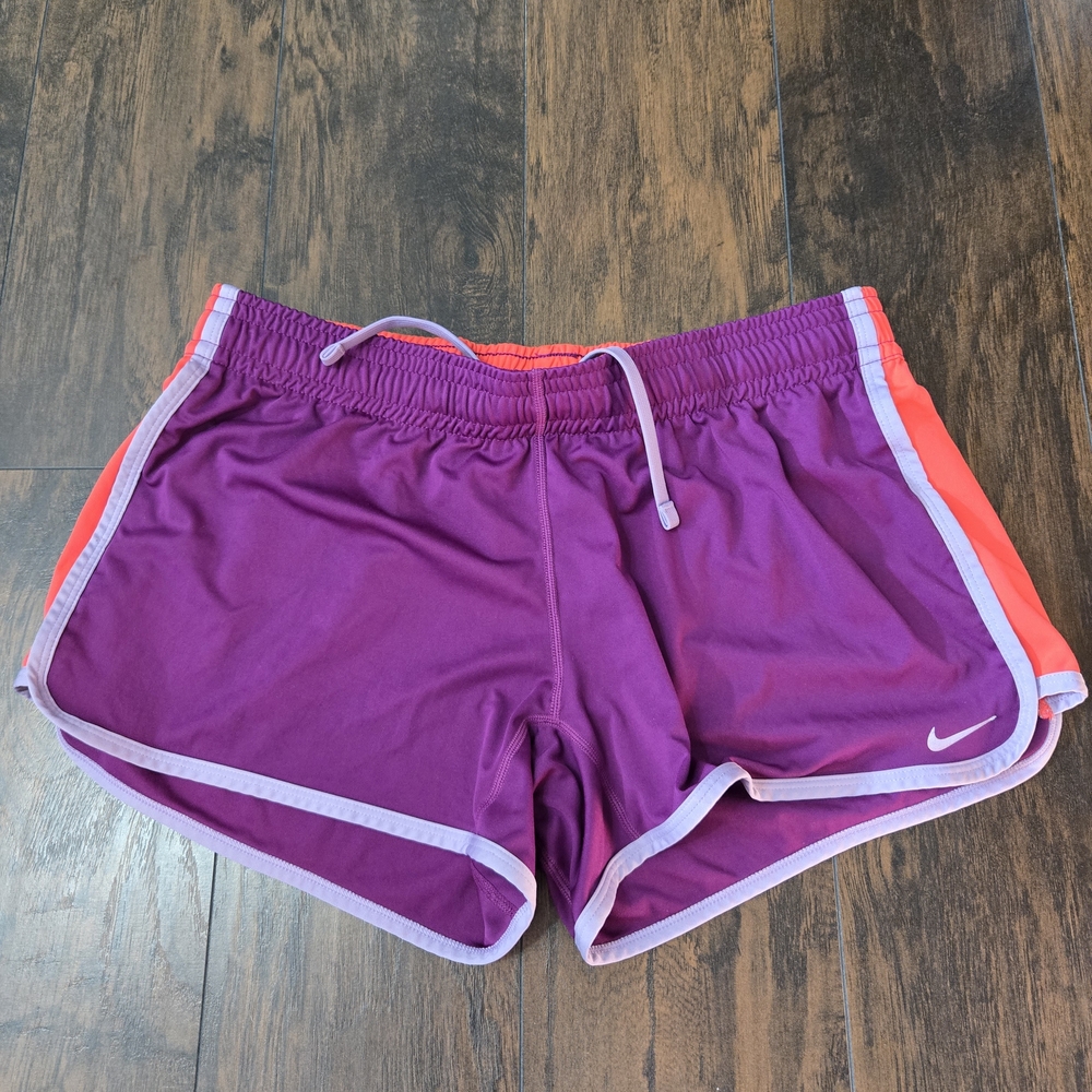 Nike Women's Athletic Shorts in Purple and Pink